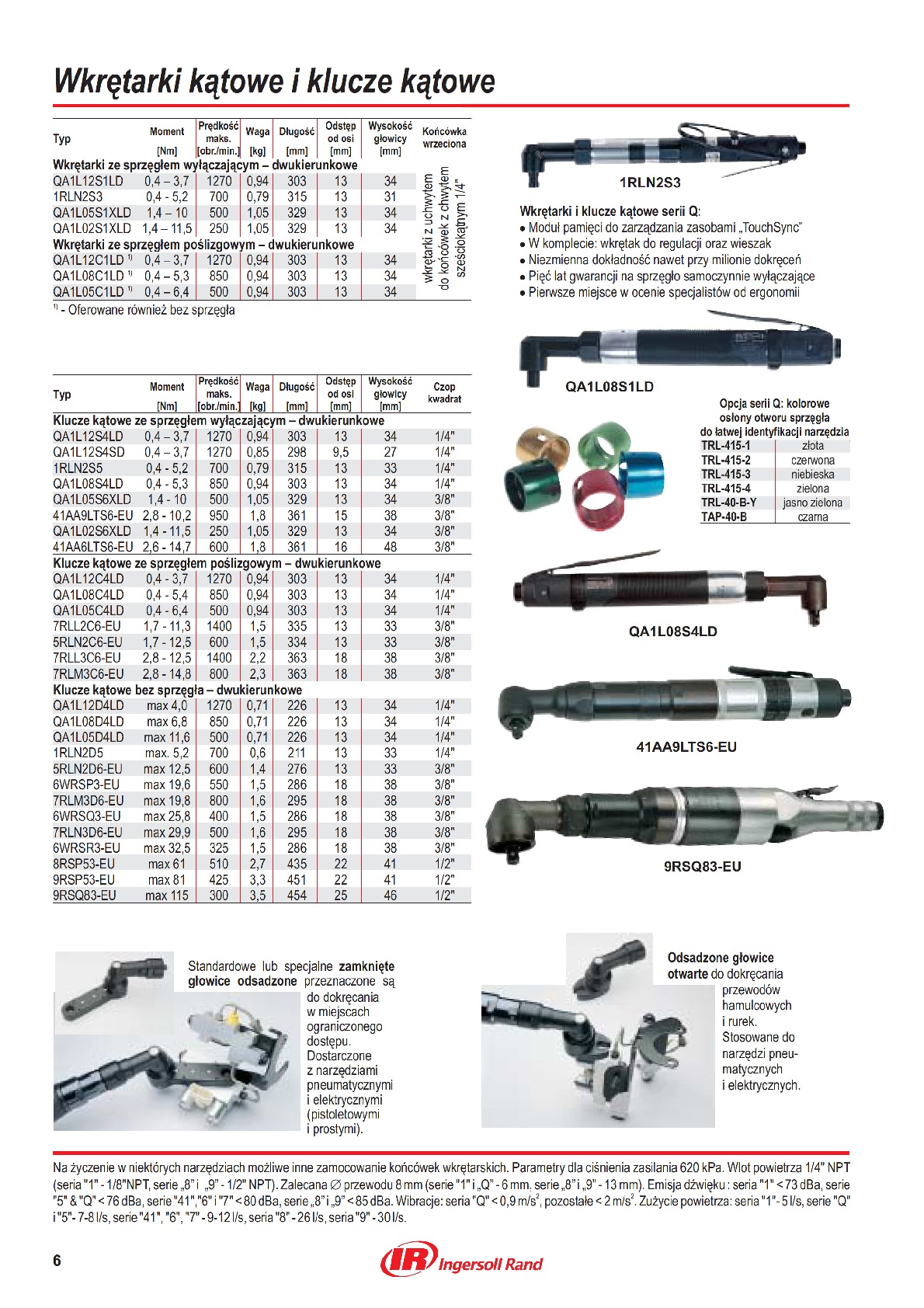 Wkrętarki kątowe i klucze kątowe montażowe