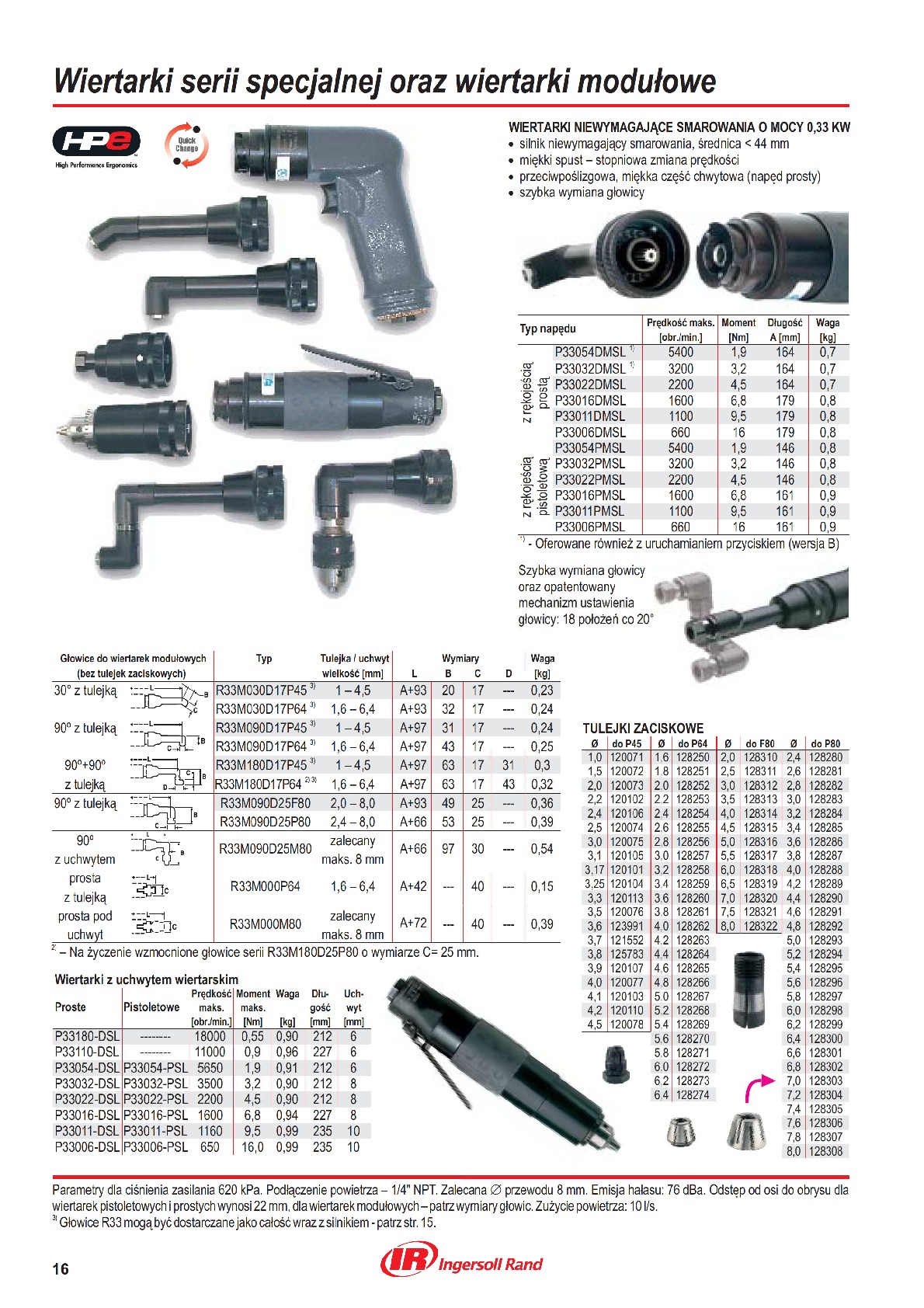 Wiertarki serii specjalnej oraz wiertarki modułowe montażowe