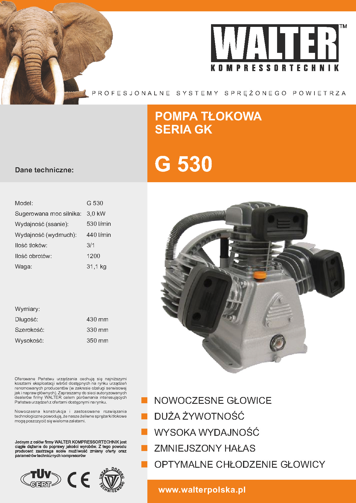 Pompa tłokowa GK G530