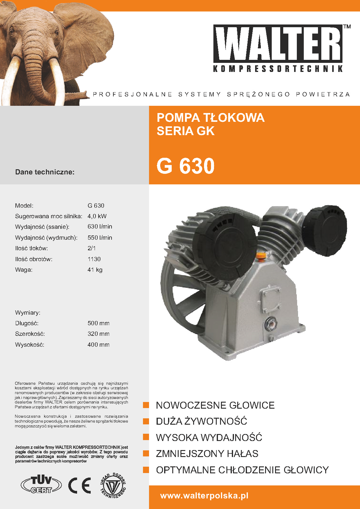 Pompa tłokowa GK G630