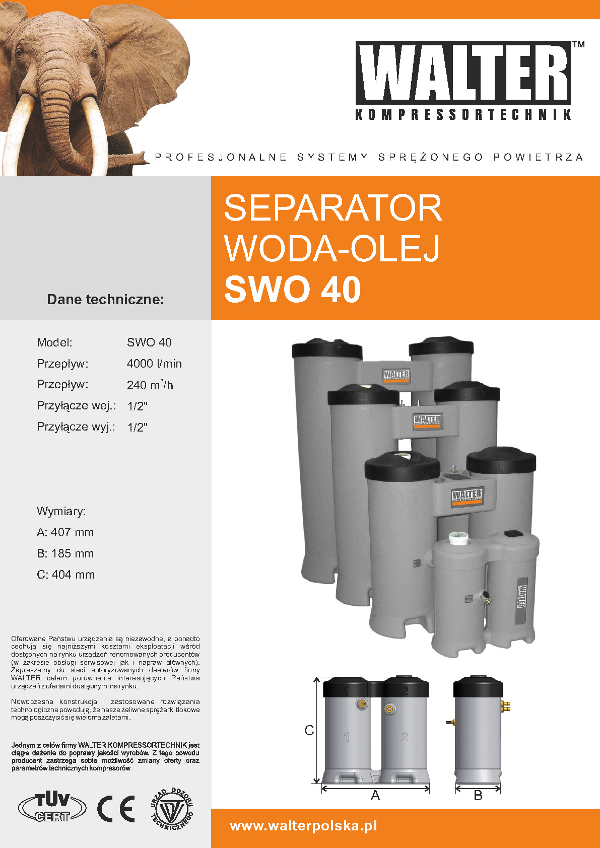Separator SWO 40