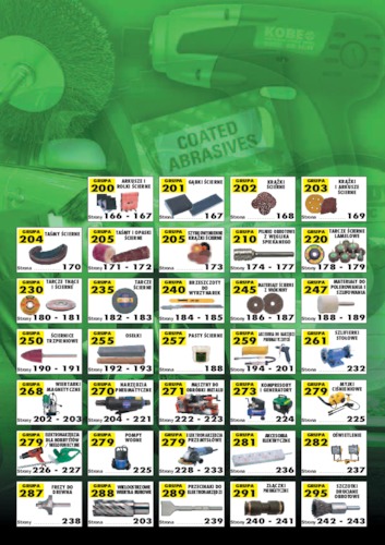 Materiały ścierne i elektronarzędzia