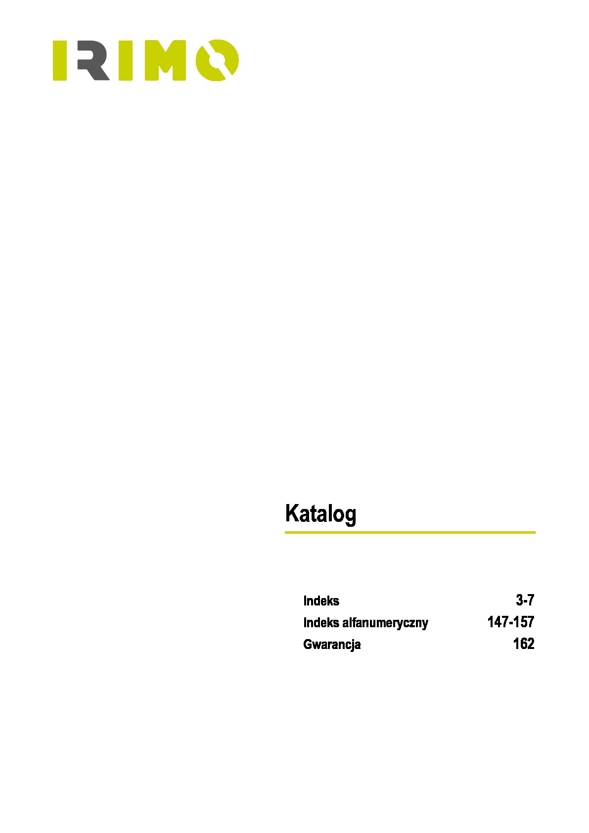 KATALOG GŁ&Oacute;WNY