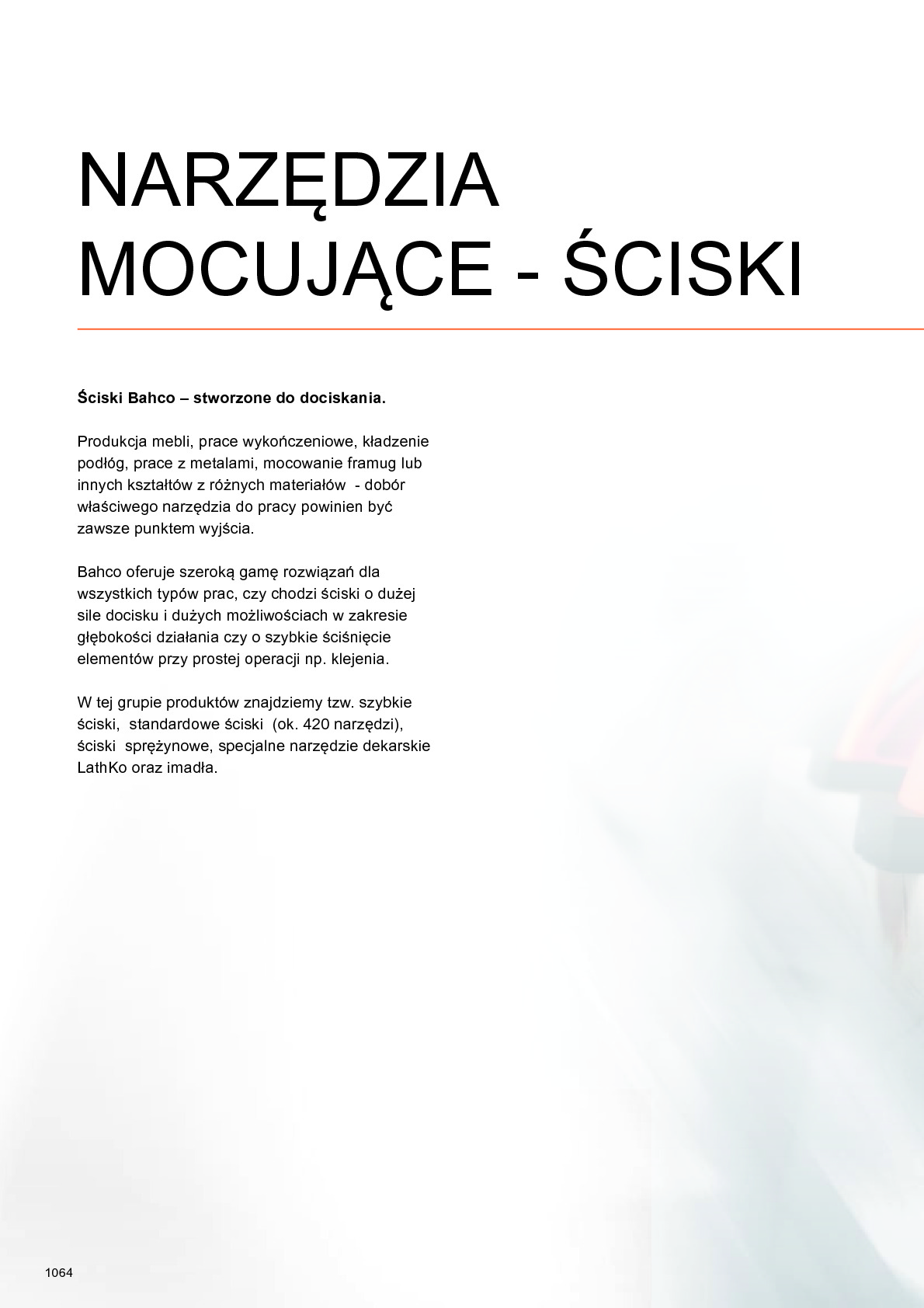 Narzędzia mocujące &ndash; ściski