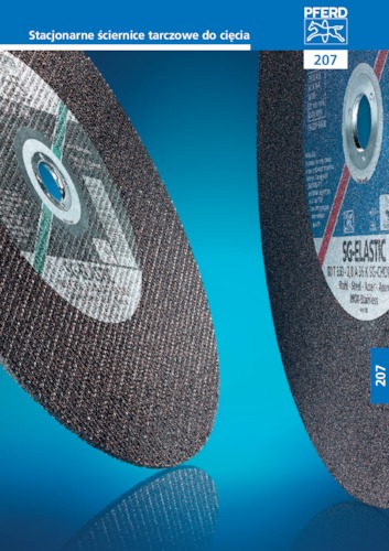 Stacjonarne ściernice tarczowe do cięcia