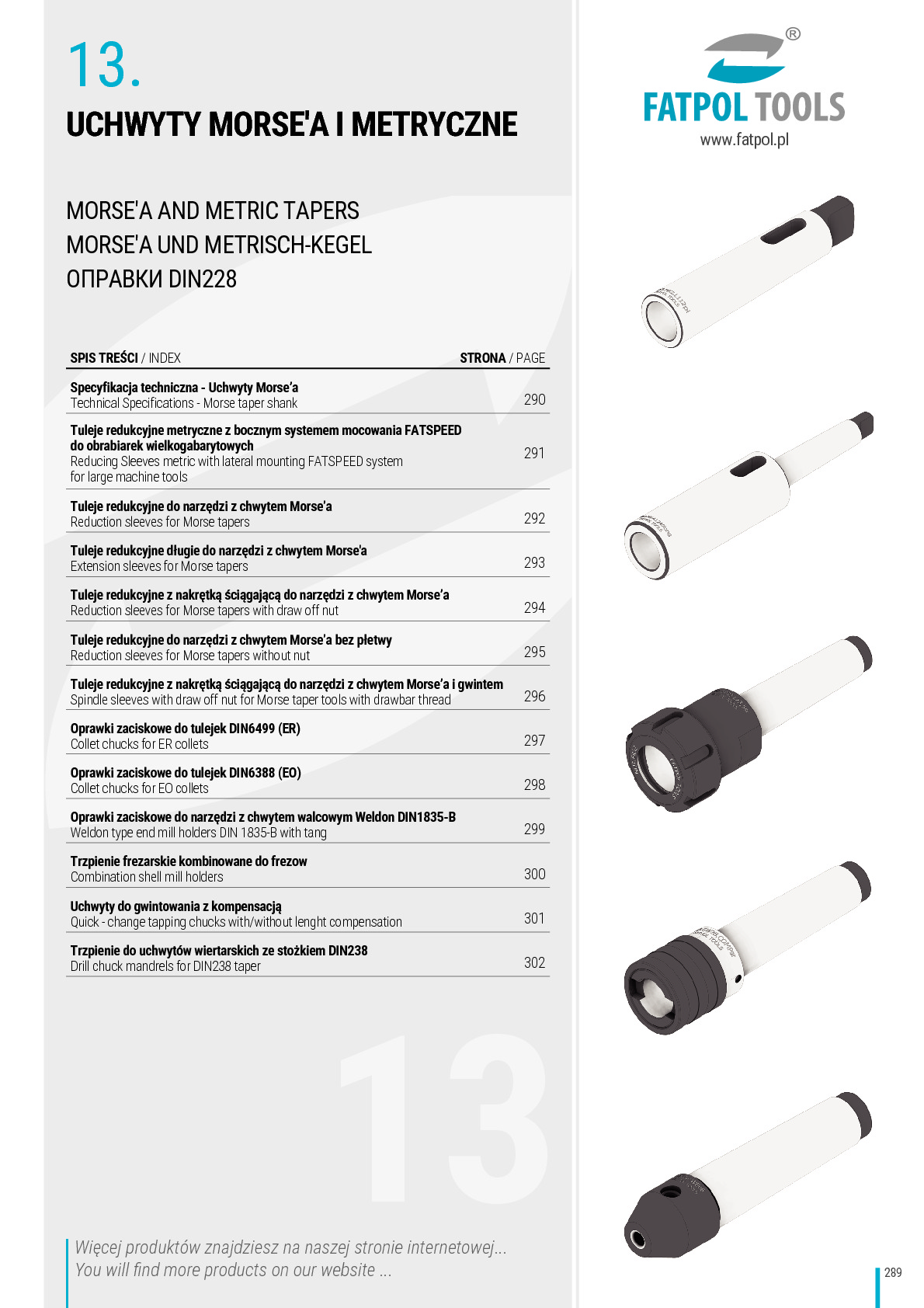 Uchwyty Morse'a i Metryczne