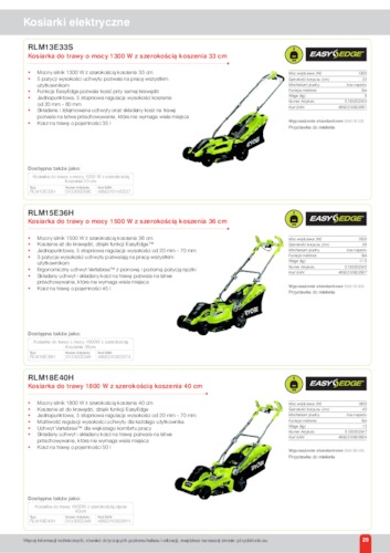 Pielęgnacja trawnika - Kosiarki: Elektryczne i spalinowe