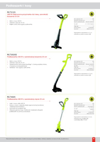 Pielęgnacja trawnika - Podkaszarki: Elektryczne i spalinowe