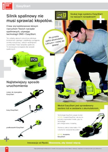 Pielęgnacja trawnika - Moduł EasyStart do uruchamiania narzędzi spalinowych