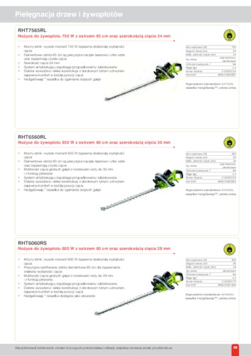 Pielęgnacja drzew i żywopłot&oacute;w - Nożyce do żywopłotu: Elektryczne i spalinowe