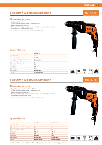 Technika wiercenia &ndash; Wiertarki udarowe 
