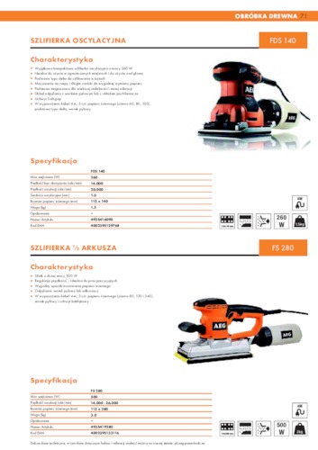 Obr&oacute;bka drewna &ndash; Szlifierki