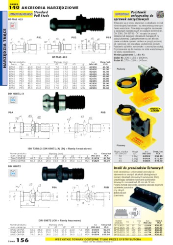 Trzpienie i tuleje, oprawki narzędziowe