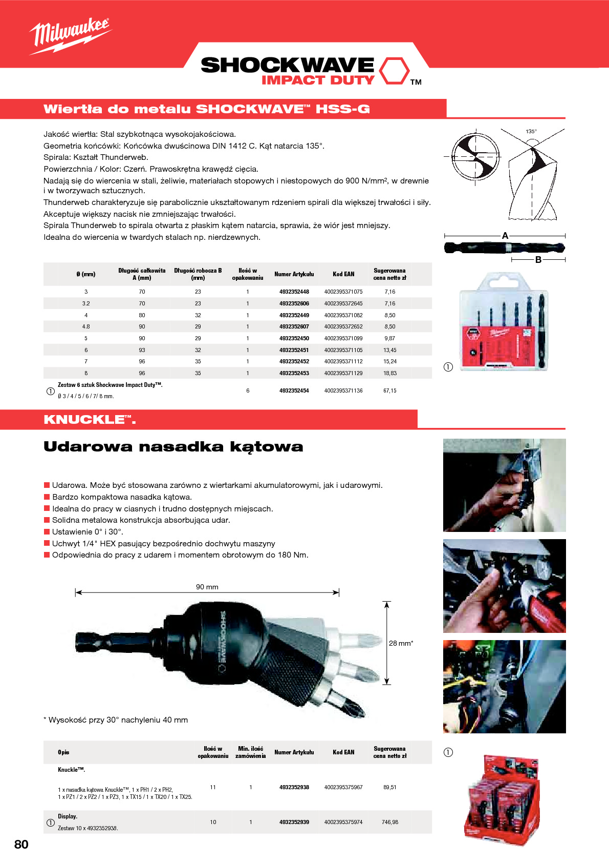 Wkrętaki &ndash; Shockwave wiertła do metalu HSS-G