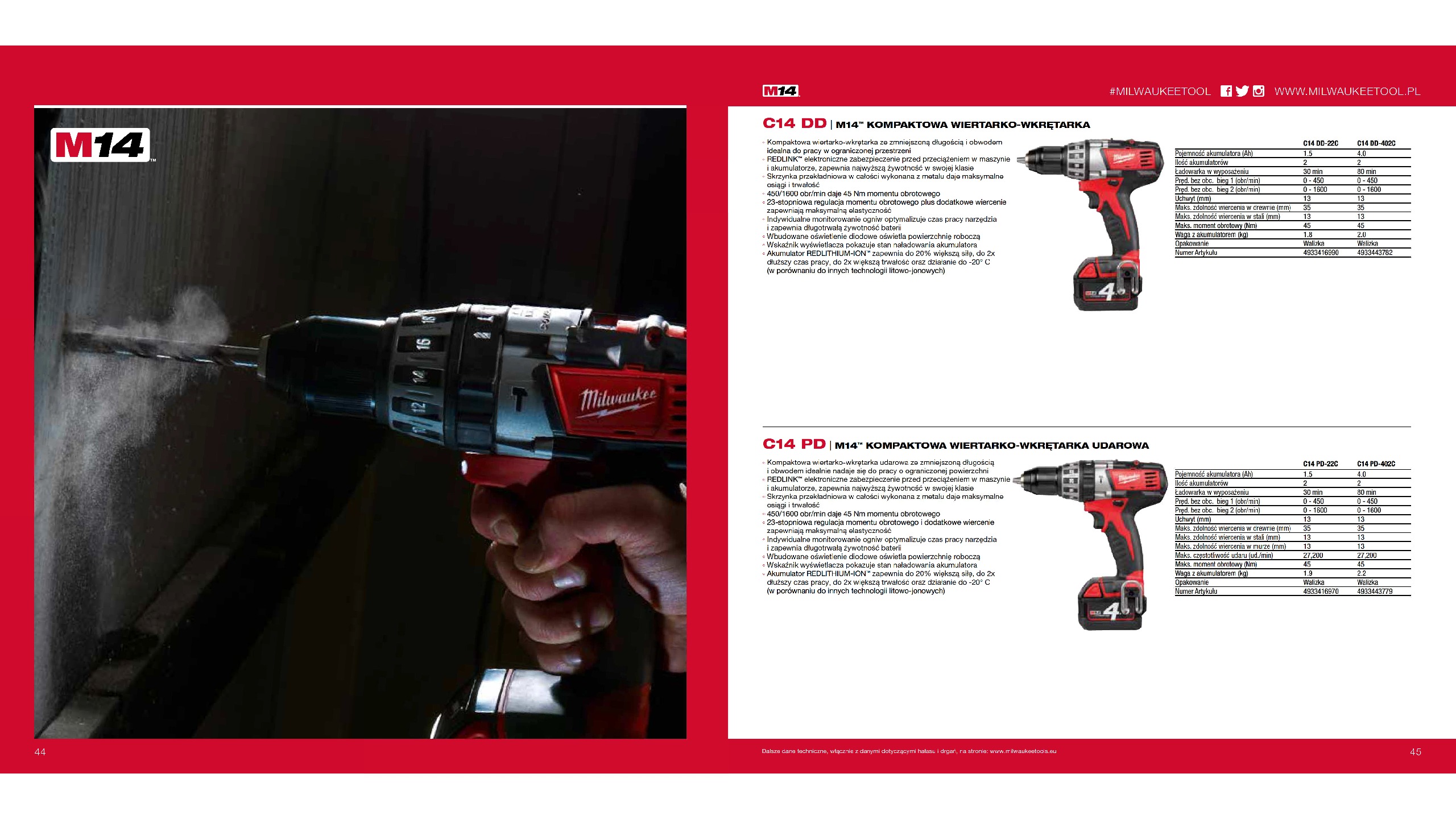 M14 &ndash; Narzędzia akumulatorowe